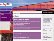 Tablet Screenshot of mediatheque.aubagne.fr